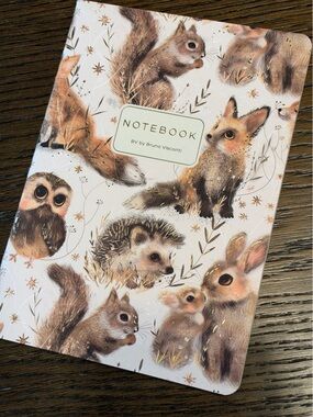 3 for $15 Bruno Visconti Soft Touch Little Woodland Friends Journal A5 NEW